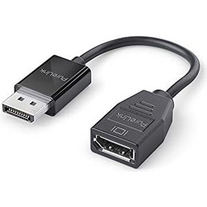 PureLink DisplayPort 1.3 adapter, 4K Ultra HD 60Hz, 21,6 GB/s bandbreedte, vergulde stekkercontacten, 0,15 m, zwart