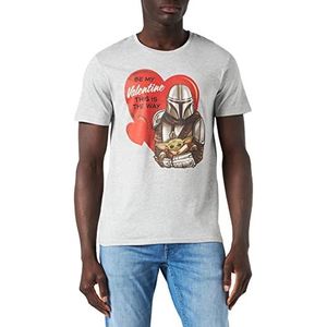 Star Wars MesWMANTS112 T-shirt, grijs gemêleerd, S heren