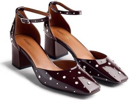 Gioseppo - Kinbrae - Hakken - Gewatteerde Zool - Blokhak - Zilver