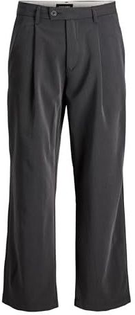 JACK & JONES Jpstbill Bamford Geplooide Chino, dark grey melange, 33W / 32L