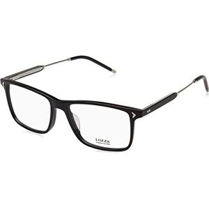Lozza VL4311 bril, glanzend zwart, 55 voor heren, Zwart