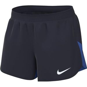 Nike Dames Shorts W Nk Df Acdpr Short K, Obsidiaan/Koningsblauw/Wit, DH9252-451, XL