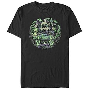 Disney Villains - Epitome of Evil Unisex Crew neck T-Shirt Black L