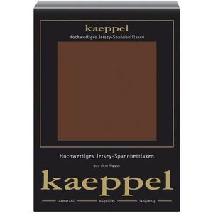 Kaeppel L-016753-36L2-U5KN jersey hoeslaken 150 x 200 cm, hot chocolade
