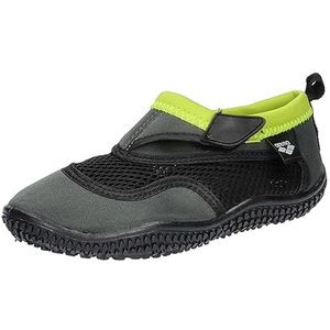 arena Waterschoenen voor jongens, uniseks, donkergrijs/limoen, 28 EU, Donkergrijs Lime