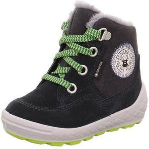 Superfit Jungen GROOVY warm gefütterte Gore-Tex Stiefel, GRAU/HELLGRÜN 2000