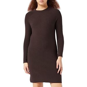 TOM TAILOR Dames Gebreide jurk met raglanmouwen 1029782, 13234 - Java Dark Brown, 42