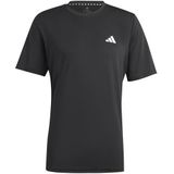 Adidas Heren T-shirt met korte mouwen Tr-Es Stretch T, zwart/wit, IC7413, XL