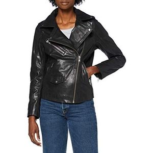 SPARKZ COPENHAGEN Dames Rider Leren Jas, Zwart, L