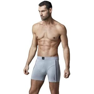 Dagi Heren Cotton Sports Boxer Shorts, antraciet, S