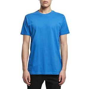 Build Your Brand T-shirt met ronde hals voor heren, Kobalt Blauw, XS
