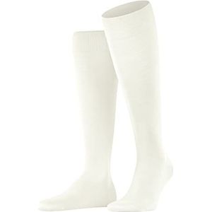 FALKE Heren Kniekousen ClimaWool M KH Wol Lyocell Lang eenkleurig 1 Paar, Wit (Off-White 2040), 47-48