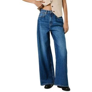 Jeans - Jaimy - Effen - Denim - High Waist - Wide Leg