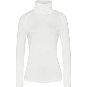 BRAX Dames Style FEA Fluid Basic Eenvoudige Coltrui Sweatshirt, Offwhite, 46