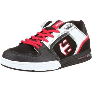 Etnies 4101000263978 CHROME O2., herensneakers, Zwart Zwart Wit Rood, 44 EU