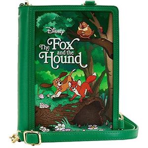 Loungefly Disney Fox and The Hound Convertible Crossbody Tas, Multi, One Size