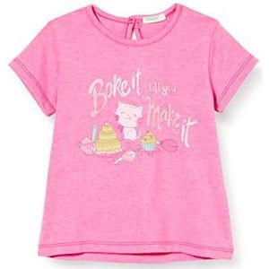 United Colors of Benetton Baby-meisjes T-shirt pullunder, roze (Sugar Plum 40j)., 62 cm