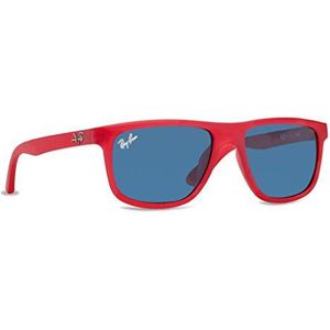 Ray-Ban Junior Wayfarer Zonnebril in Demi Glanzend Rood RJ9057S 197/80 50, Rood, 50