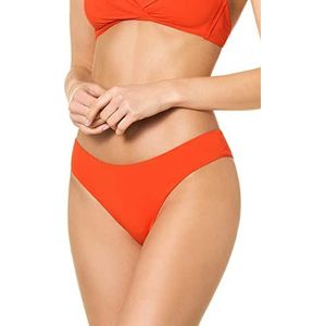 Goldenpoint Damesbikini, badpak, slip, vilt, eendelig voor dames, Oranje, L