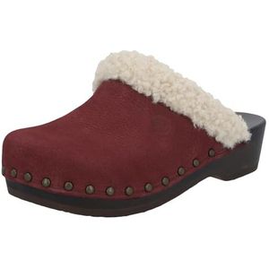 Berkemann Unisex Soft Taffler houten schoen, Bordeaux, 37 EU, bordeaux, 37 EU