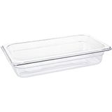 Vogue 1/3 Gastronorm Container 65mm 2,5 liter Clear Catering Voedsel Opslag Pan
