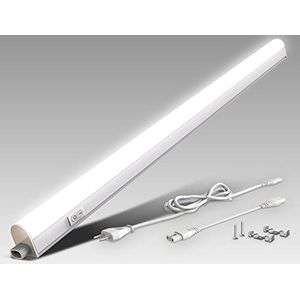 B.K.Licht I LED Onderbouwverlichting I keuken verlichting I neutraal wit licht I kastverlichting I keukenverlichting I 87,3 cm