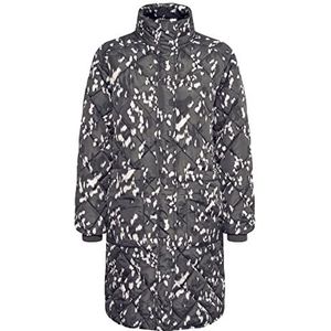 Part Two RittaPW OTW Outerwear, Deep Dephts Blurred Print, 32 dames