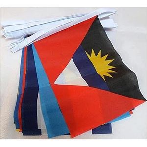 AZ FLAG - 30 Caribbean Countries Bunting Flag - 30 Feet Garland with 30 Small 30 nations of the Caribbean Flags 8'' x 6'' - 100% Polyester String Pennant - 9 meters