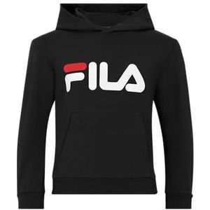 FILA Uniseks Bajone Classic Logo Hoody voor kinderen, zwart, 86-92