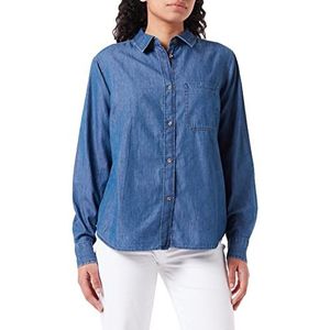 JACK & JONES Dames Jjxx Jxcora Regular Chambray Shirt Noos Blouse, blauw (medium blue denim), S