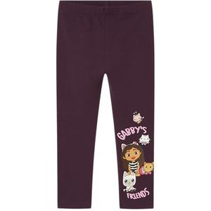NAME IT Nmfjulle Gabby Sky leggings voor meisjes, Plum Perfect, 92