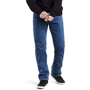Levi's 505 Regular Fit Jeans voor heren, Délavage Moyen, 33W / 32L
