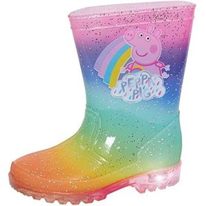 Peppa Pig - Regenboog - Laarzen - Glitter - Knipperende Lichten - Kids