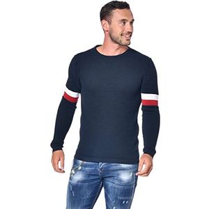 Just Emporio Trui voor volwassenen, heren, marineblauw/wit/rood, marineblauw/wit/rood, M