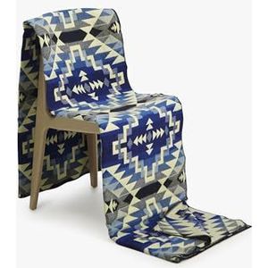 Alpaca Loca - The Traveller - Plaid - Blauw - Alpaca Wol