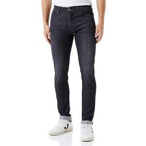 Replay Jondrill Skinny fit Jeans voor heren, powerstretch denim, 099 Black Delavè, 28W x 32L