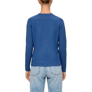 s.Oliver Gebreid damesvest, blauw, 38