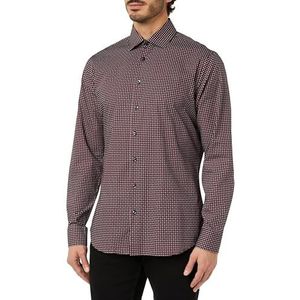 Seidensticker Herenoverhemd met lange mouwen, oranje, 44