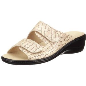 Algemare 1447, clogs en slippers voor dames, beige, 42 EU