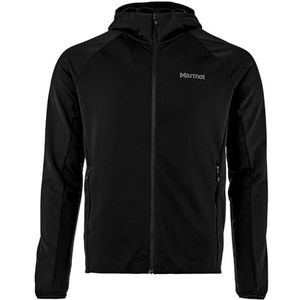 Marmot Heren Leconte capuchon met volledige rits, warm jack met volledige rits, ademend, windbestendige bodywarmer, opvouwbaar, ideaal voor wandelen en skilagen, zwart, XL