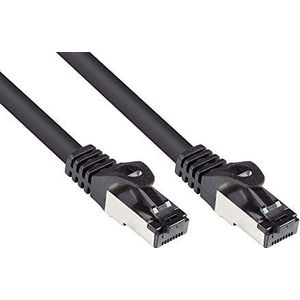 Good Connections® SmartFLEX Cat.6A INDUSTRIE (PUR) - 20 m - Zeer flexibele 10-GIGABIT - KOPERLEIDER/CU - olie- en UV-bestendig, geschikt voor sleepketting - S/FTP, PiMF - halogeenvrij (LSZH) - ZWART
