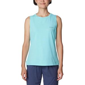 Columbia Sun Trek Tank Wandelhemd voor dames, Aquamarijn gemêleerd, M