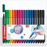 Fineliner - STABILO pointMax - 18 stuks - met 18 verschillende kleuren