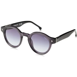 Lozza Sunglasses SL4339 Shiny Transparent Dark Grey 48/25/145 Herenbril, glanzend, transparant, donkergrijs, 48/25/145