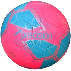 Precision Fusion High Performance Mini Voetbal, Duurzaam, Machine Gestikt TPU, 2 mm EVA gevoerd, Lichtgewicht 160 g, Roze, Officiële Balmaat 1