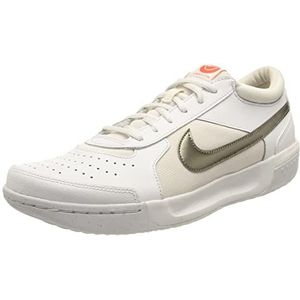 Nike Nikecourt Zoom Lite 3 Sneakers voor dames, White Mtlc Pewter Phantom Bright Crimson, 39 EU