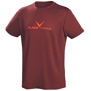 Black Crevice Functioneel herenshirt I heren T-shirts in verschillende kleuren en maten I heren Gym-shirt met motiefprints I heren sportshirt I ademend heren fitness T-shirt