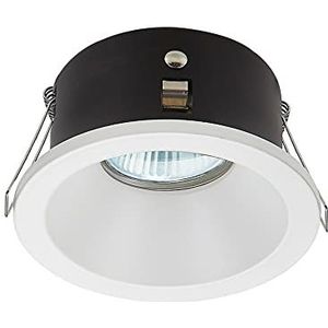 Wonderlamp - Inbouwlamp voor badkamer of buiten, rond, IP 65, modern, wit, voor binnen en buiten