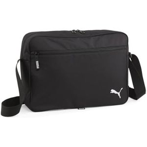 PUMA Team Messenger Bag schoudertas, zwart, OSFA volwassenen unisex, Puma Zwart, One size