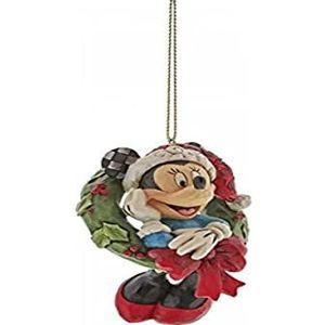 Disney Enesco Disney Traditions Hanging Ornament - Minnie Mouse met krans